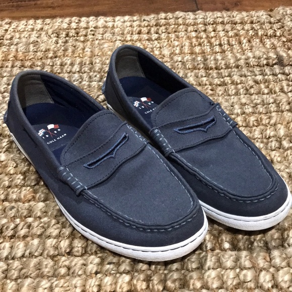 cole haan nantucket loafer blue